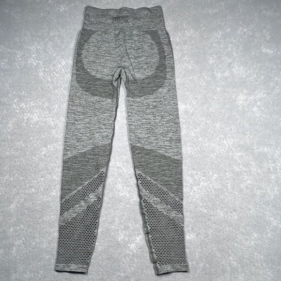 PINK Victoria Secret Leggings Women’s Size Small Gray Green Seamless Compression - Picture 5 of 12